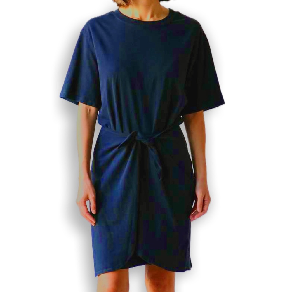 Xirena Emme Cotton Gauze Mini Wrap Dress